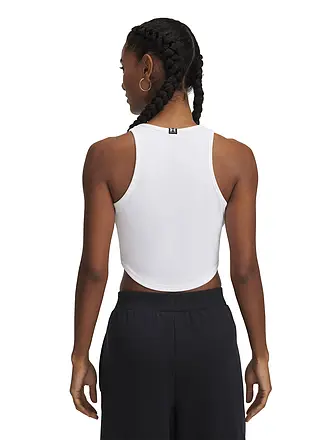 UNDER ARMOUR | Canotta da donna UA Rival RIB Crop | weiss